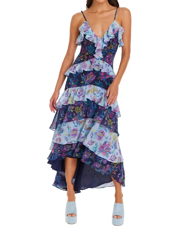 Women's Sports Apparel Cassidy Maxi Dress In Bohemian Floral Mix