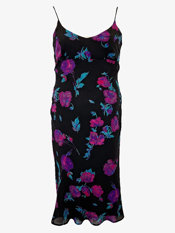 Affordable Fashion Clothing For Women Assorted Brands Romantic Floral Cocktail Midi Dress Size 12