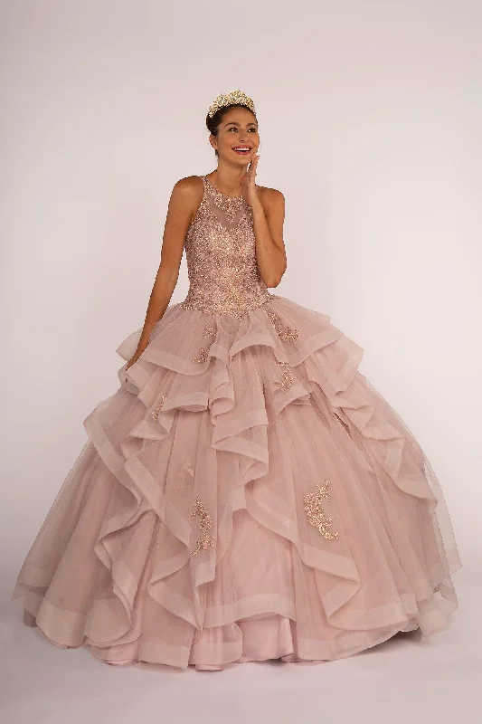 Women's Elegant Clothing Sets Quinceanera Dress Long Sweet 16 Gown