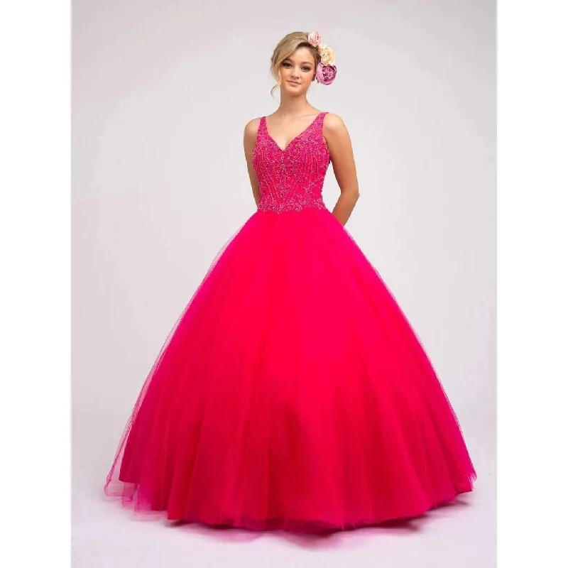 High-Fashion Women's Clothing Long Quinceanera Sleeveless Ball Gown