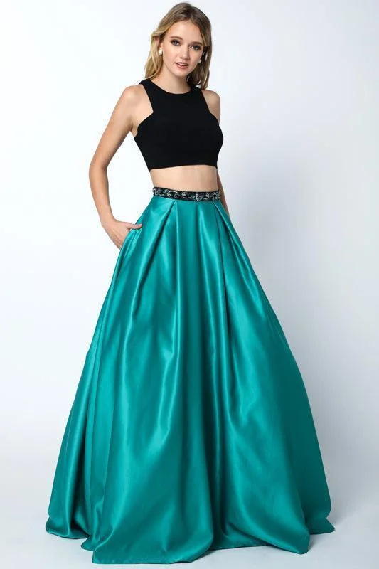 Women's Holiday Clothing Long Ball Gown Two Piece Dress Sale