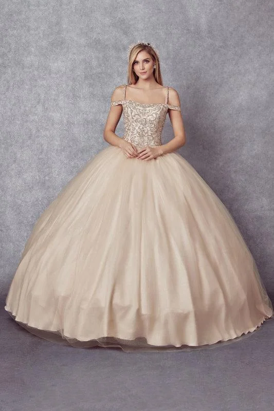 Comfortable Lounge Clothing Long Off Shoulder Quinceanera Dress  Ball Gown