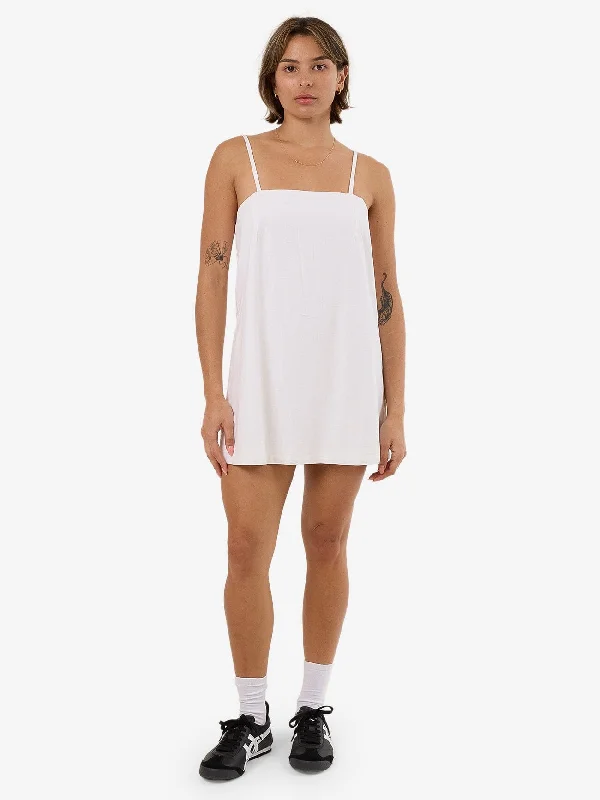 Charming Women's Holiday Apparel Mila Mini Dress - White