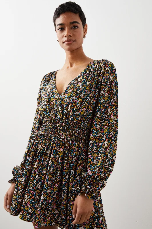 Casual Outfit For Women DELANEY DRESS - DARK DITSY FLORAL