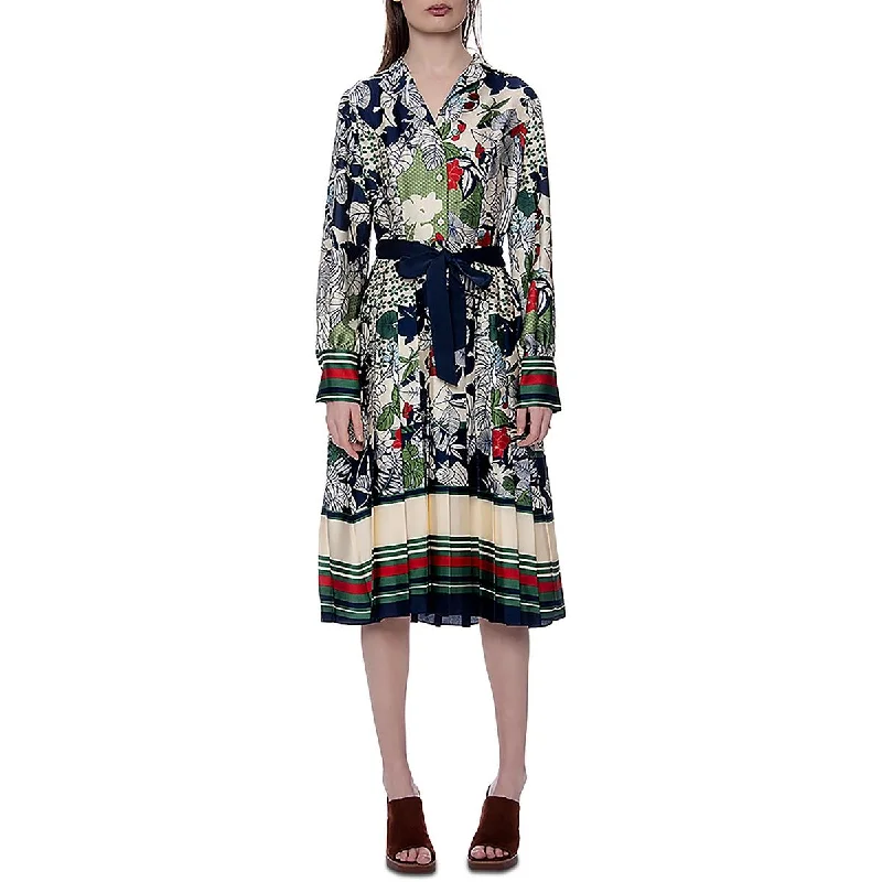 Affordable Women's Clothes Womens Midi Floral Print Midi Dress