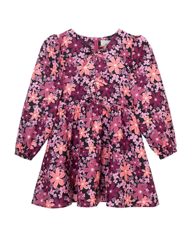 Stylish Women's Garments Peek Kids Laye Floral Dress