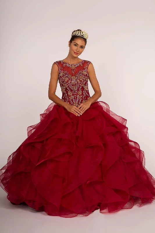 Women's Clothes For The Office Sweet 16 Ball Gown Long Quinceanera