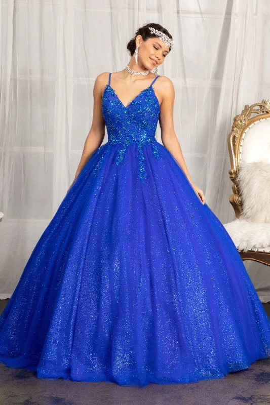 Classic Clothes For Women Long Quinceanera Dress Spaghetti Strap Ball Gown