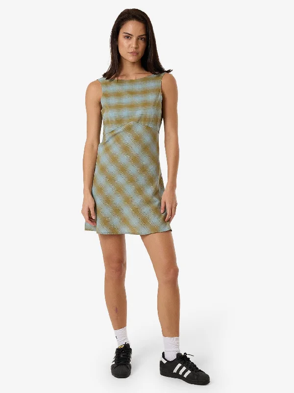 Women's Everyday Apparel Ansley Xavier Mini Dress - Stone Blue