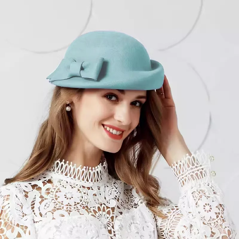 Casual Garments For Women Wool Derby Hat / Hats with 1 Piece Wedding / Party / Evening / Valentine's Day Headpiece