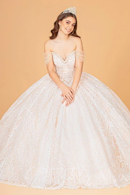 Women's Clothing For Travel Long Off Shoulder Ball Gown Quinceanera Dress