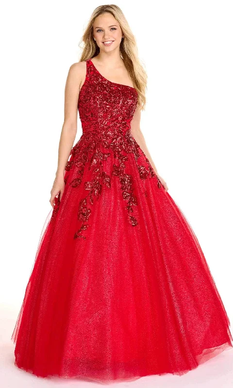 Charming Everyday Clothing For Women Ava Presley 27767 - One Shoulder Sequin Ballgown