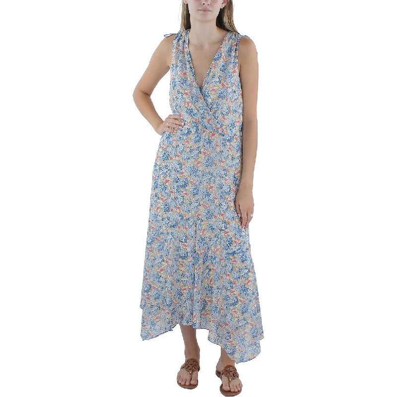 Stylish Women's Garments Lauren Ralph Lauren Womens Floral Print Chiffon Sundress