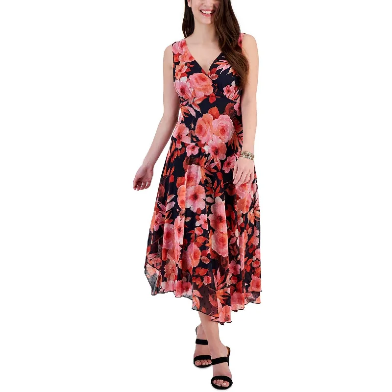 Formal Garments For Women Connected Apparel Womens Floral Print  Maxi Dress