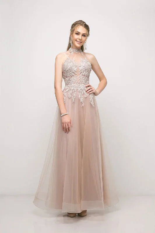 Tailored Clothing For Women Cinderella Divine UT252 Formal A Line Long Prom Gown