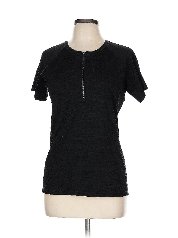 Women's Professional Clothes Short Sleeve Henley