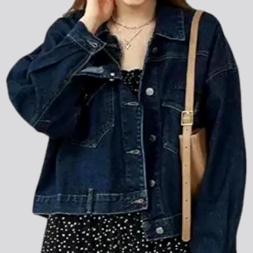 Casual Garments For Women Casual oversized women's denim jacket