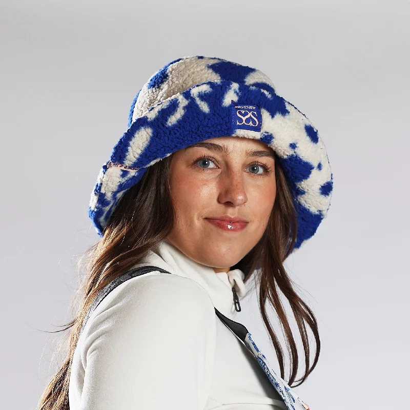 Charming Women's Clothes For Special Events Unisex Society Fleece Bucket Hat - Society Electric Blue