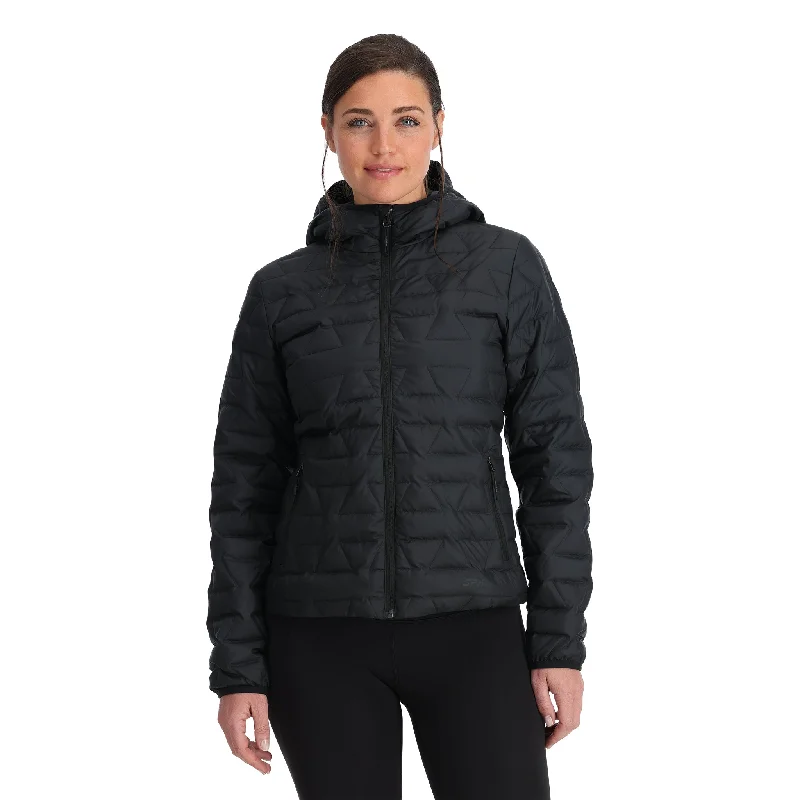 Women's Date Night Outfit Womens Zenith Hooded - Black