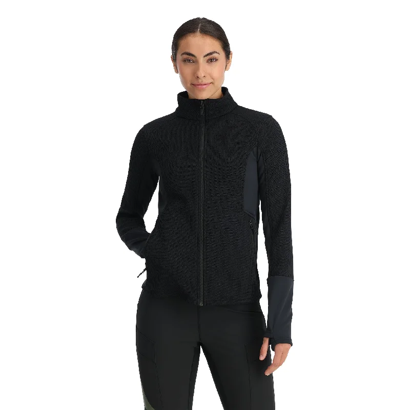 Luxury Women's Clothes Womens Bandita Full Zip - Black