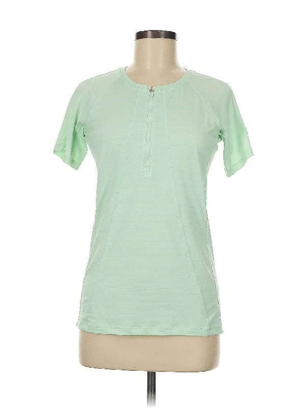 Women's Casual Apparel For Weekends Short Sleeve Henley